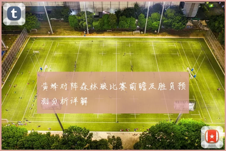 黄蜂对阵森林狼比赛前瞻及胜负预测分析详解